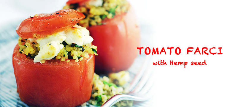 【Recipe】トマトのファルシー  -vegetarian-